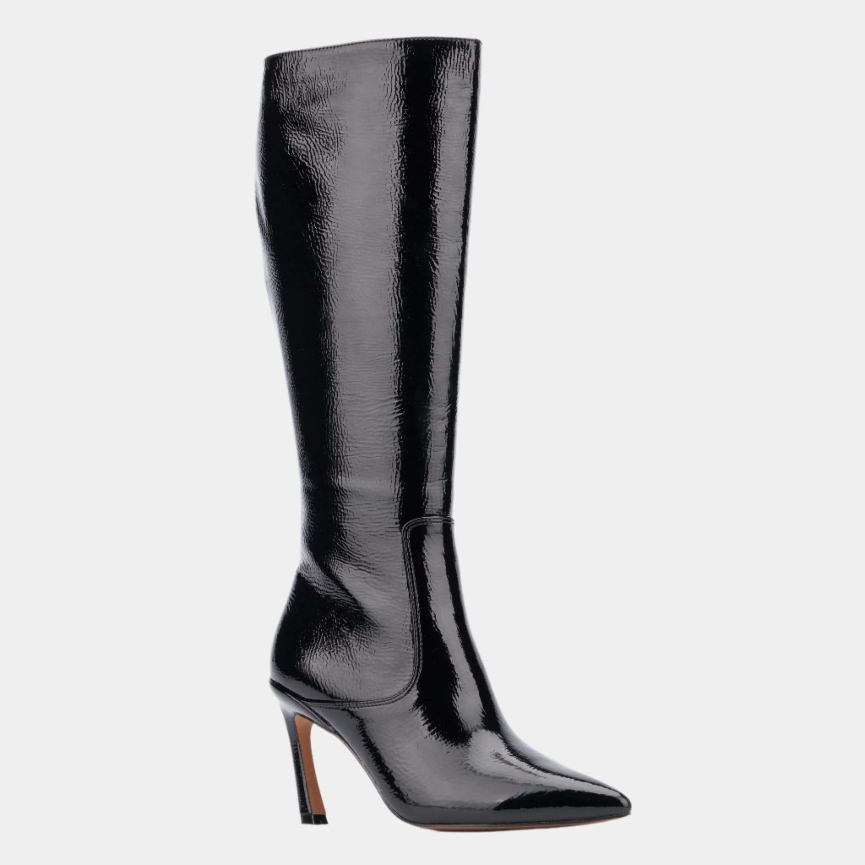 Krystelle Snake Print Knee High Boots