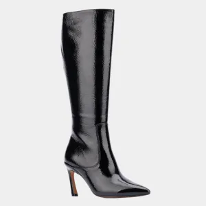 Krystelle Snake Print Knee High Boots