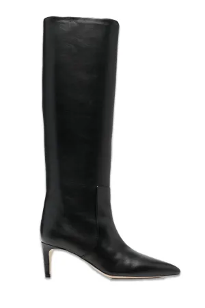 Leather Knee-high boots