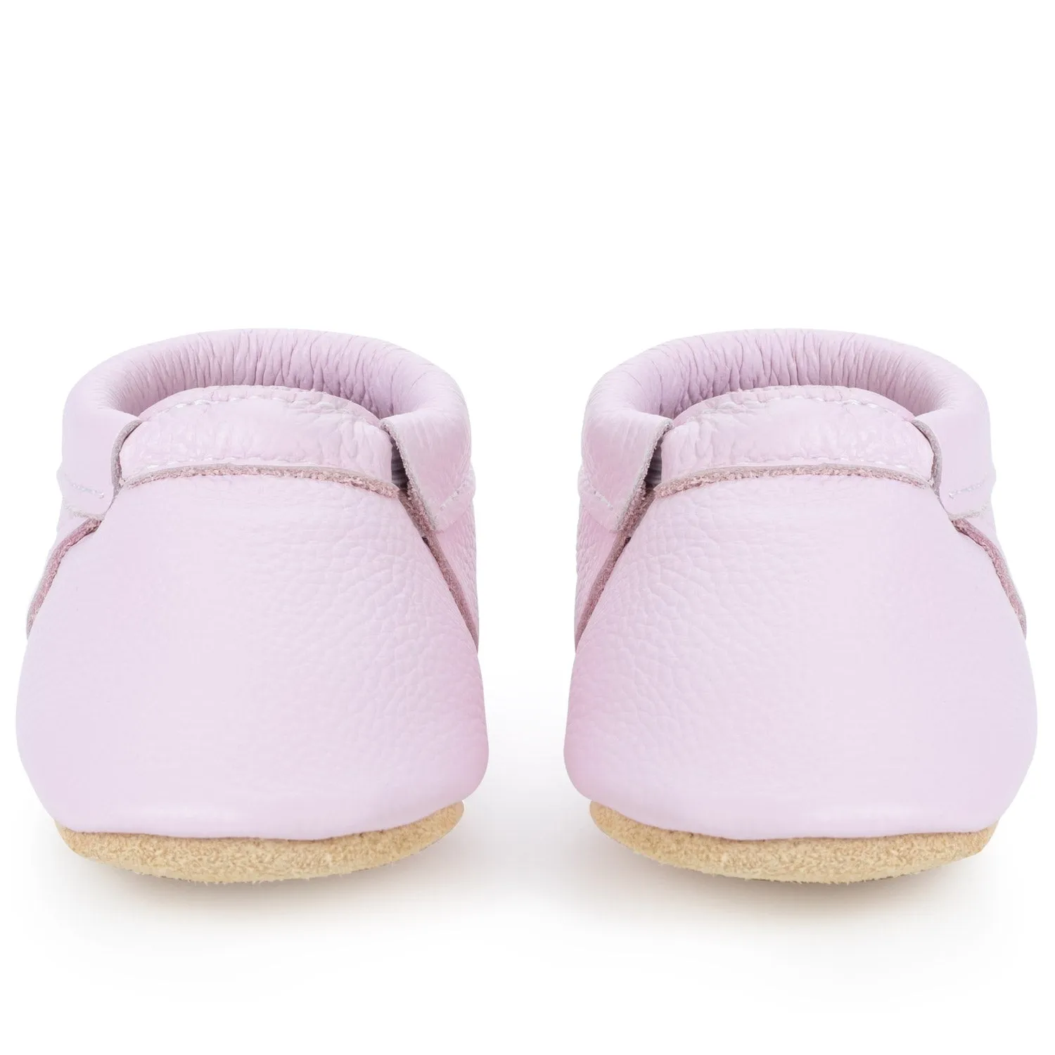 Lilac Fringeless Moccasins