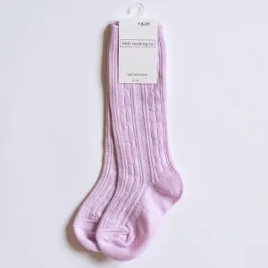 Little Stocking Co Knee High Socks - Lavender