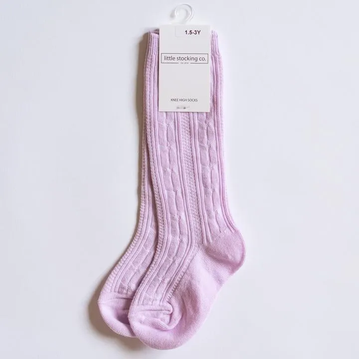 Little Stocking Co Knee High Socks - Lavender