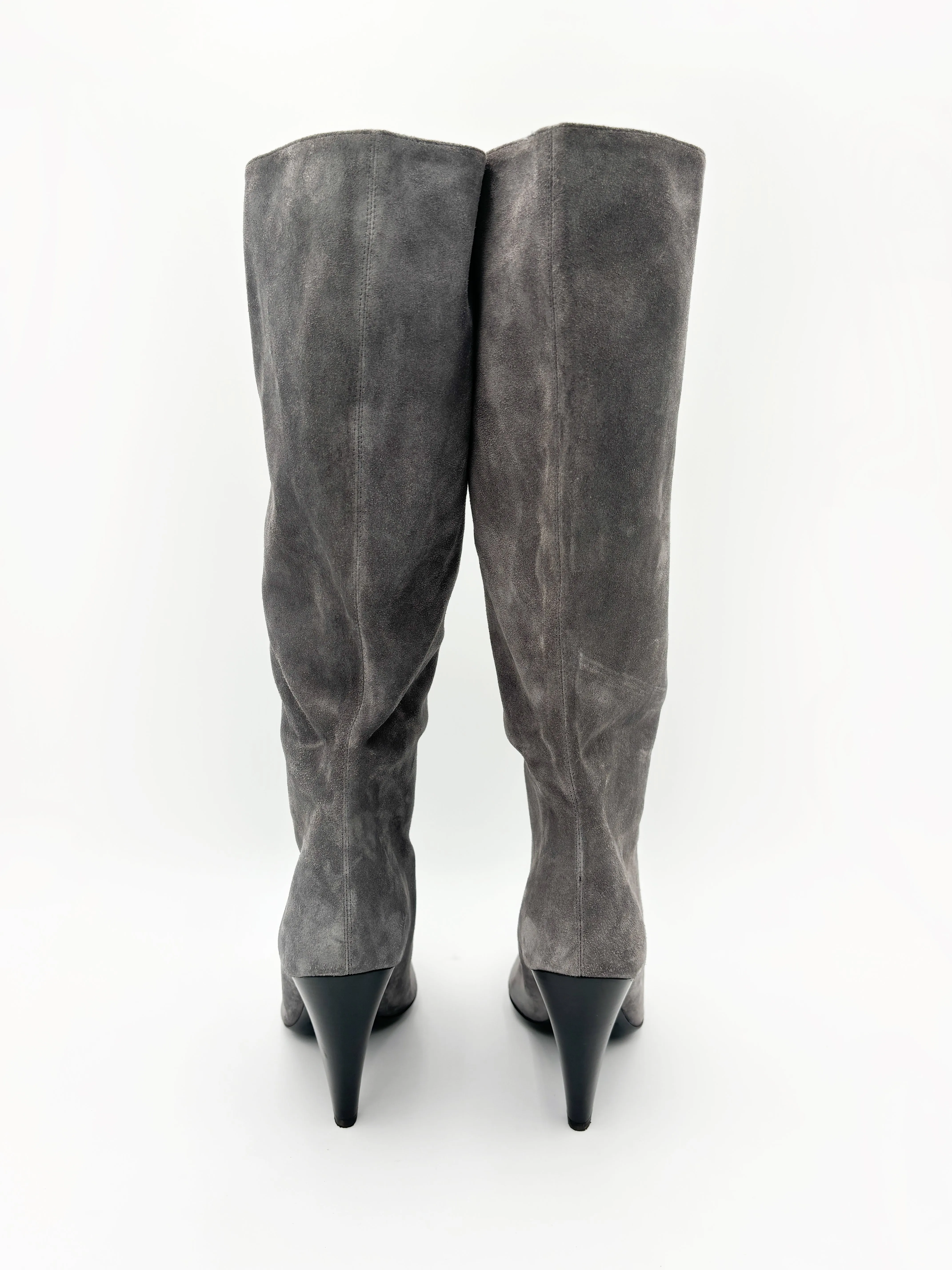 Lizzy Suede Knee High Boots