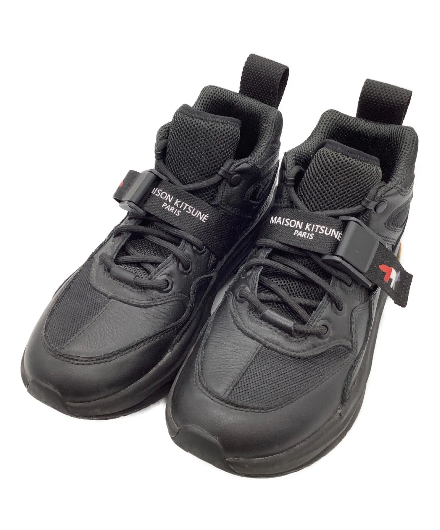 Maison Kitsune × Brand Black Milspec sneakers SPBBUZ4700 BK
