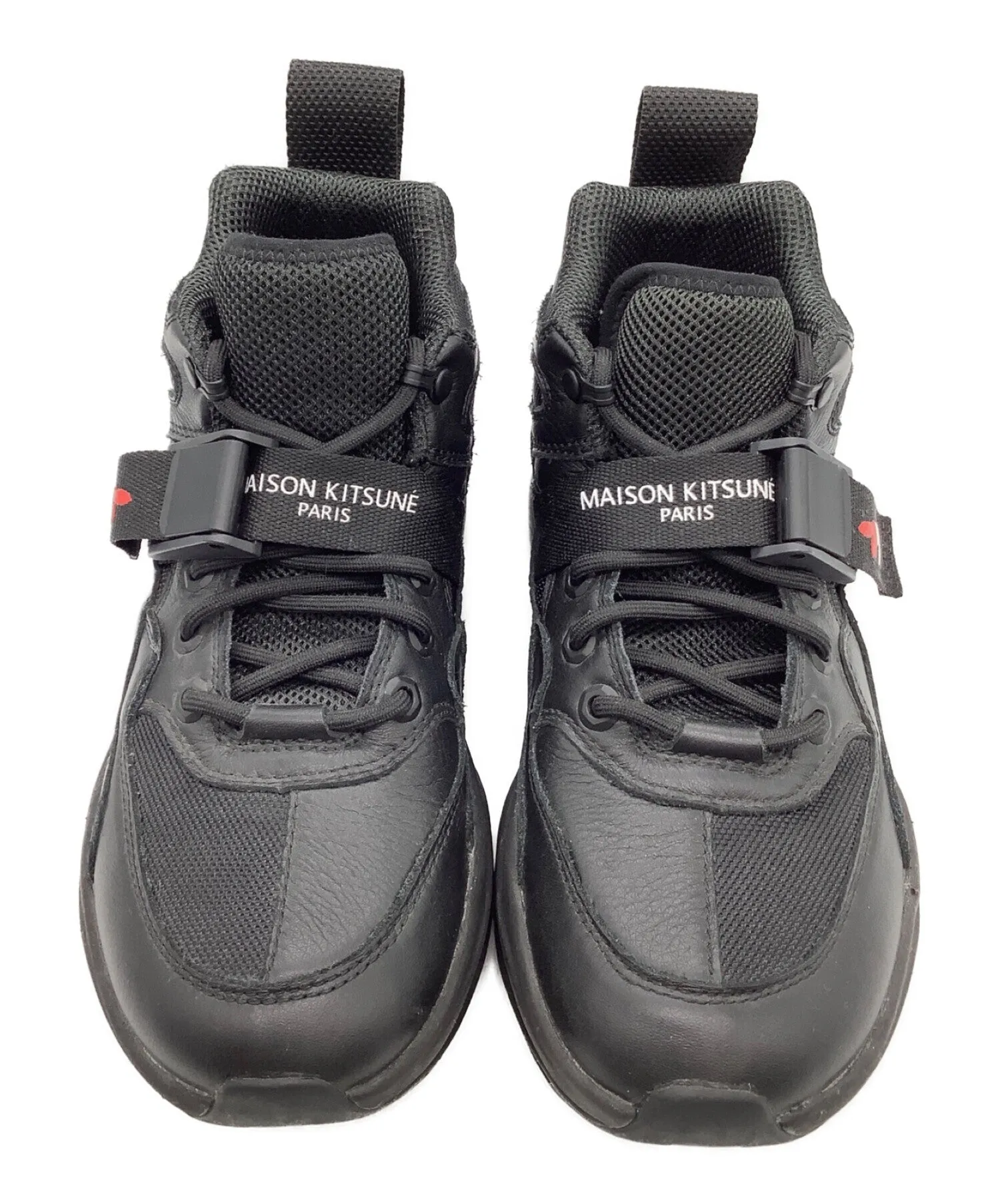 Maison Kitsune × Brand Black Milspec sneakers SPBBUZ4700 BK