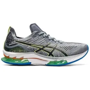 Men's Asics Gel-Kinsei Blast, Rock/Glow Yellow, 11.5 D Medium