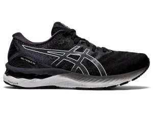 Men's Asics Gel-Nimbus 23, Black/White, 9 2E Wide