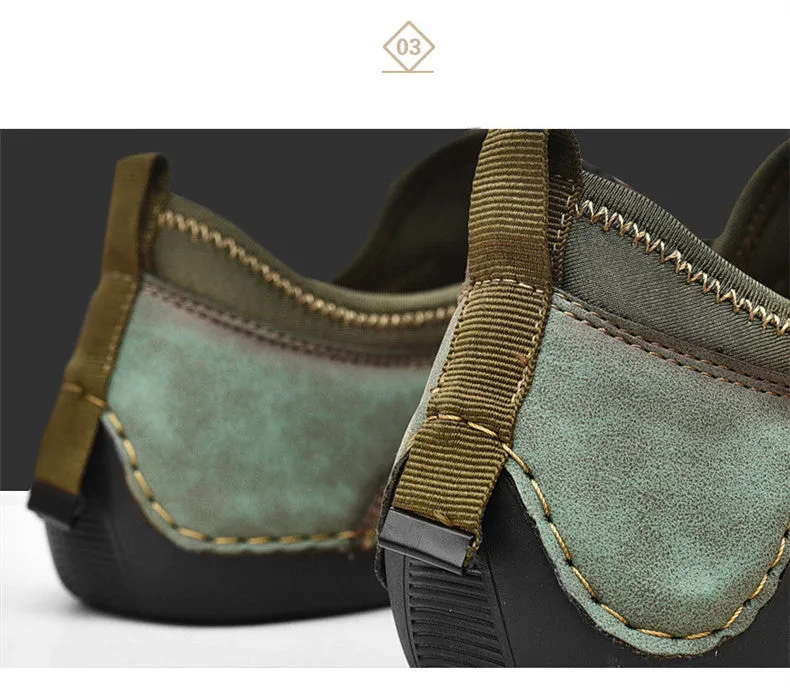 Men's Casual Leather Moccasins | Plus Size Driving Shoes