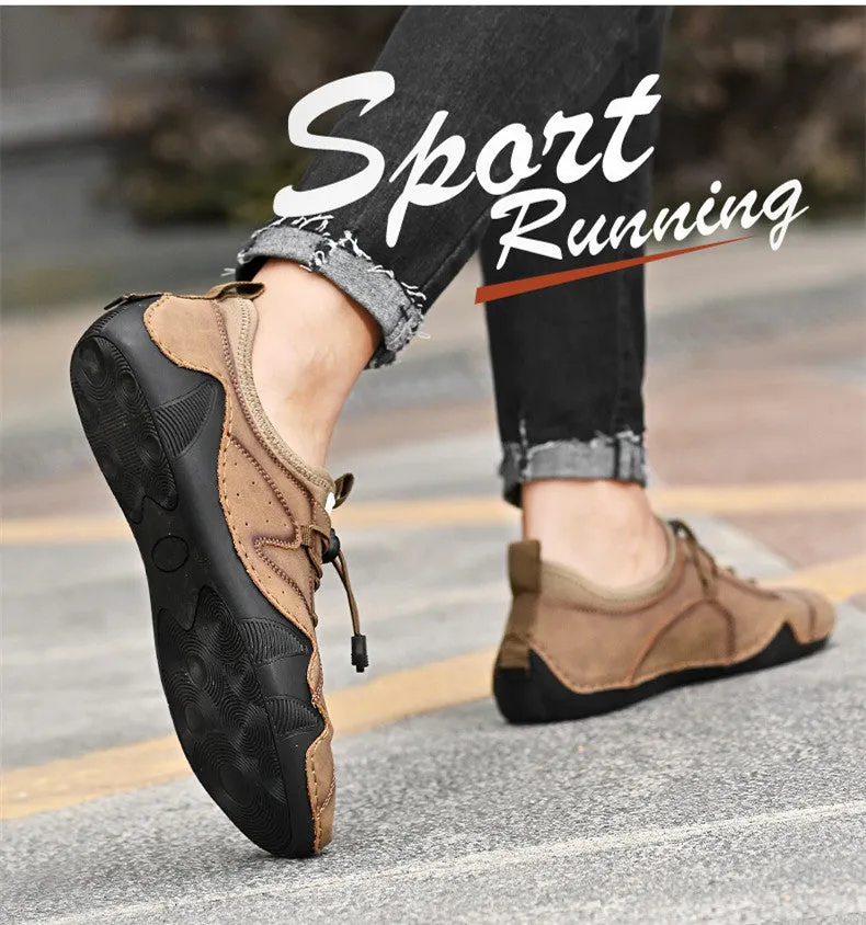Men's Casual Leather Moccasins | Plus Size Driving Shoes