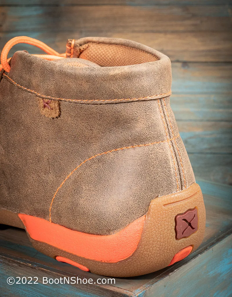 Men's Driving Moccasins with Orange MDM0019