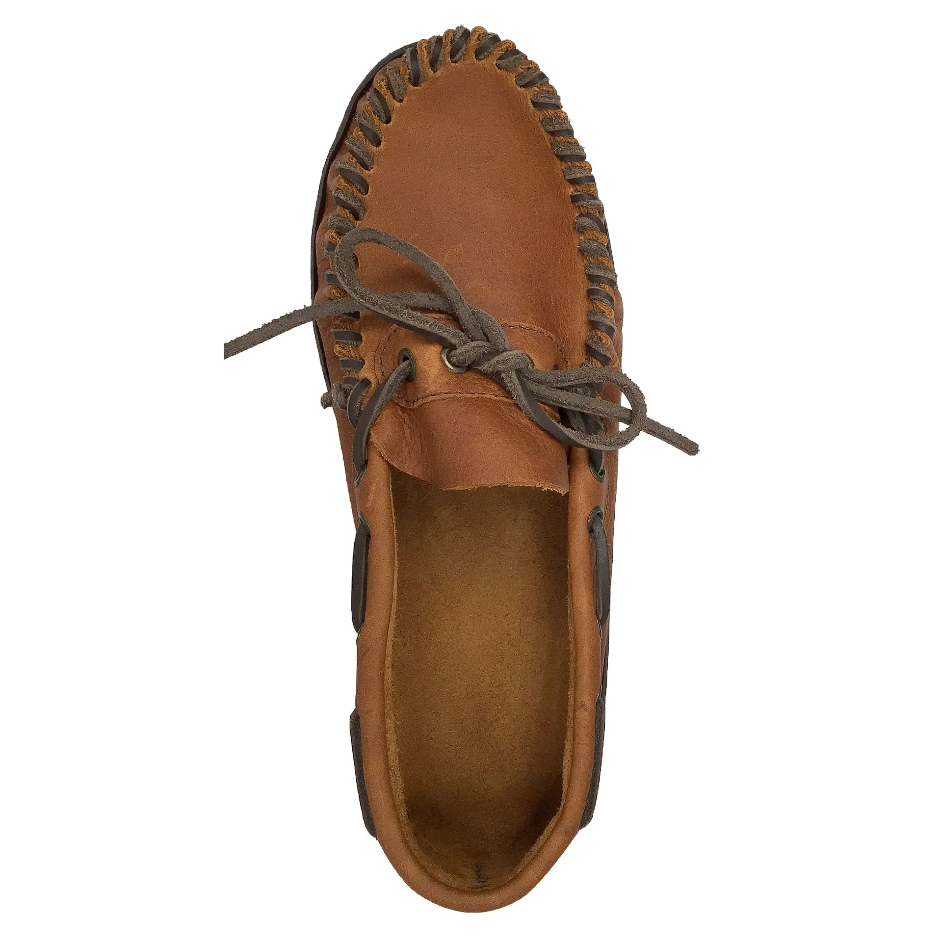 Men's Earthing Moccasins Wide Copper Rivet Rubber Sole 1762W-R