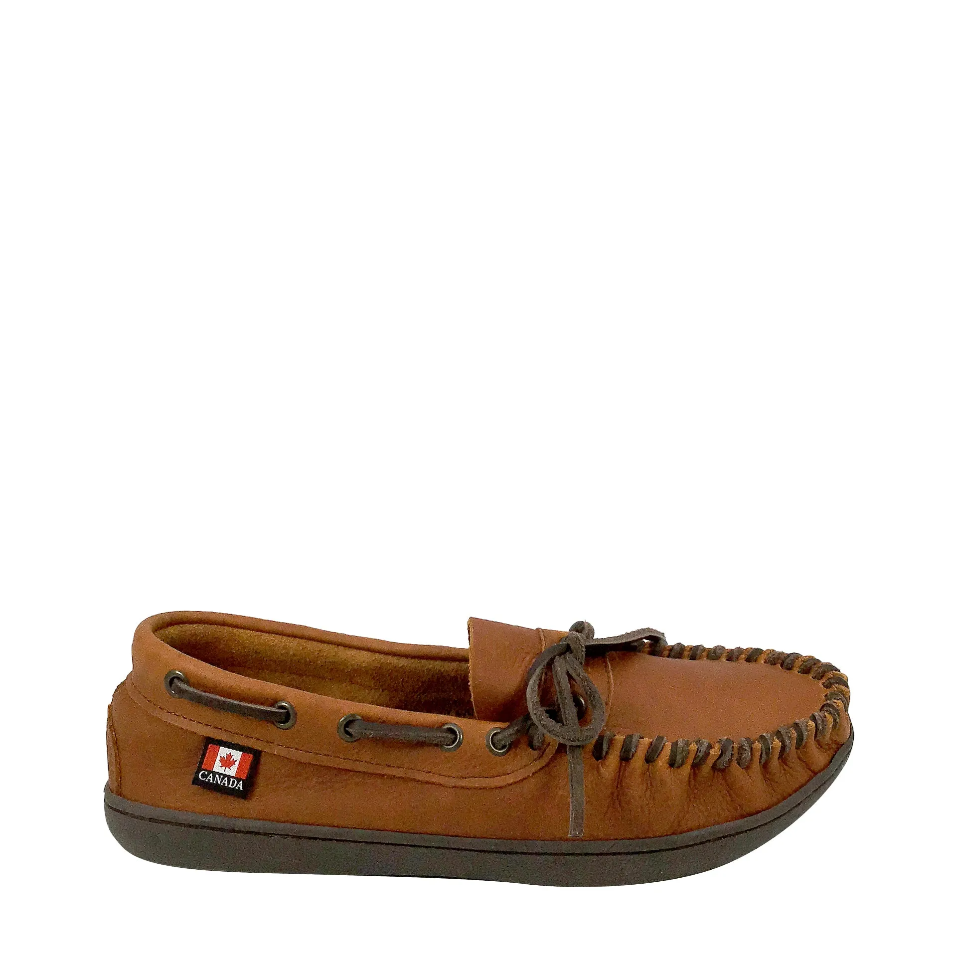 Men's Earthing Moccasins Wide Copper Rivet Rubber Sole 1762W-R