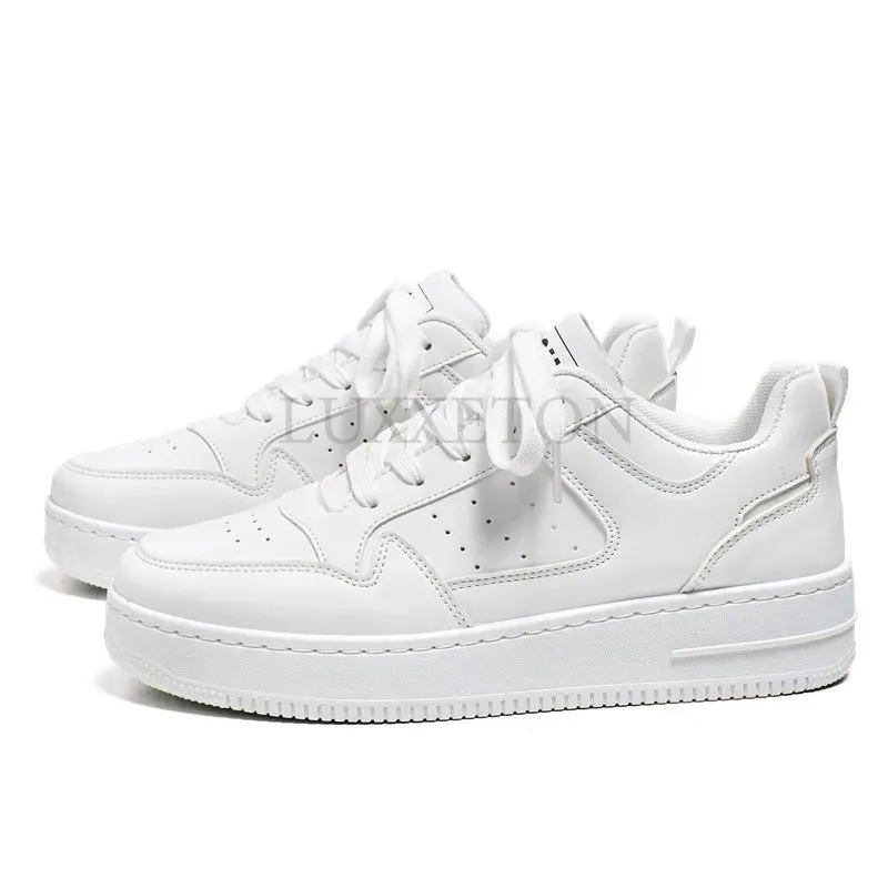 Mens Sneakers – PU Upper, Flat Sole, EVA Insole, Lace-Up