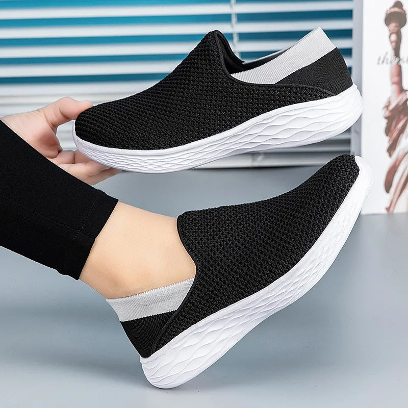 Nanccy Large Casual And Minimalist Breathable Cloth Upper Shoes