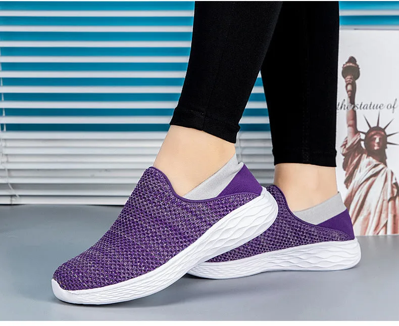Nanccy Large Casual And Minimalist Breathable Cloth Upper Shoes