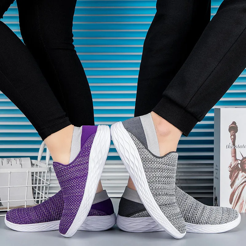 Nanccy Large Casual And Minimalist Breathable Cloth Upper Shoes