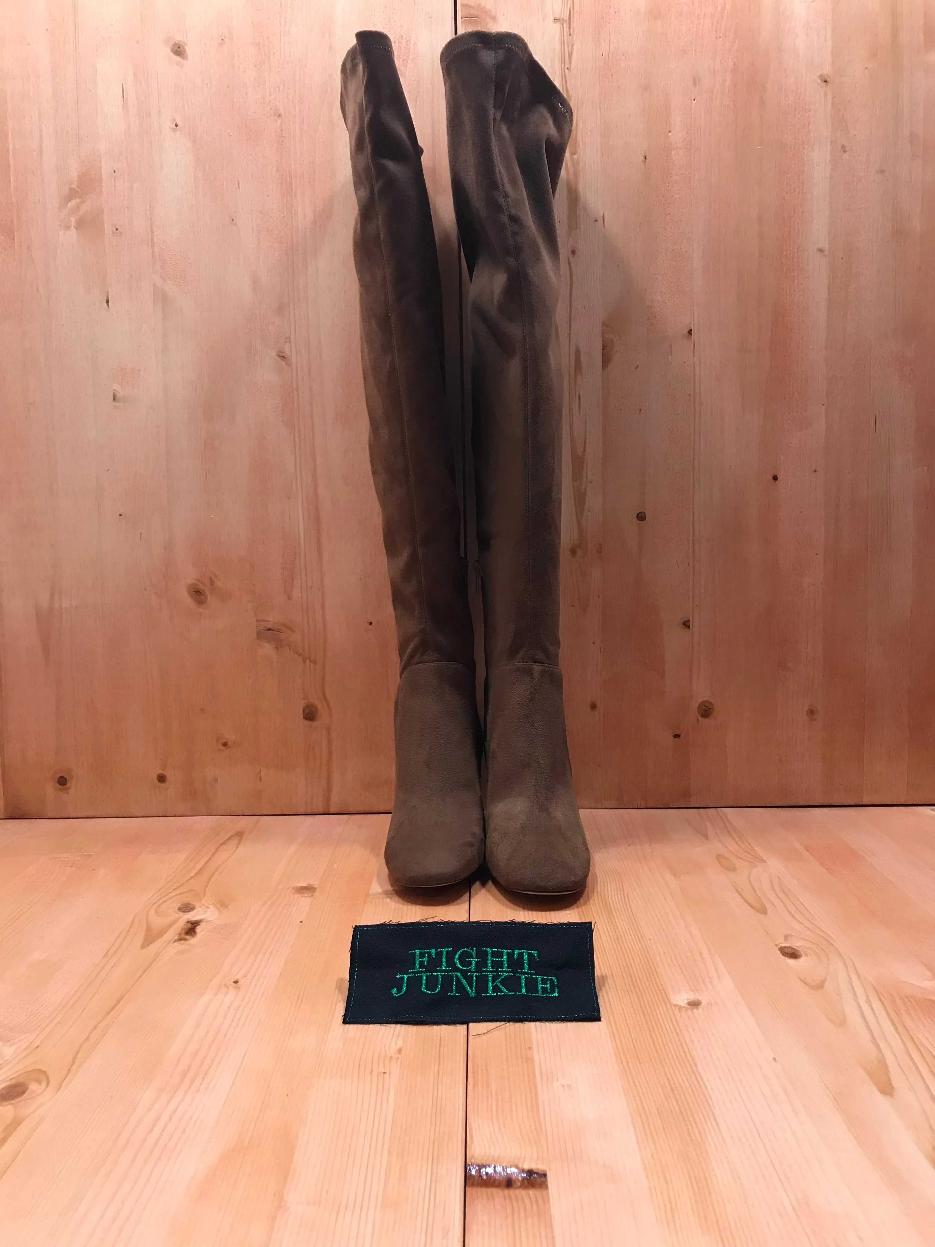 NINE WEST XERAFINAO Women's Size 6 Over The Knee Boots Brown