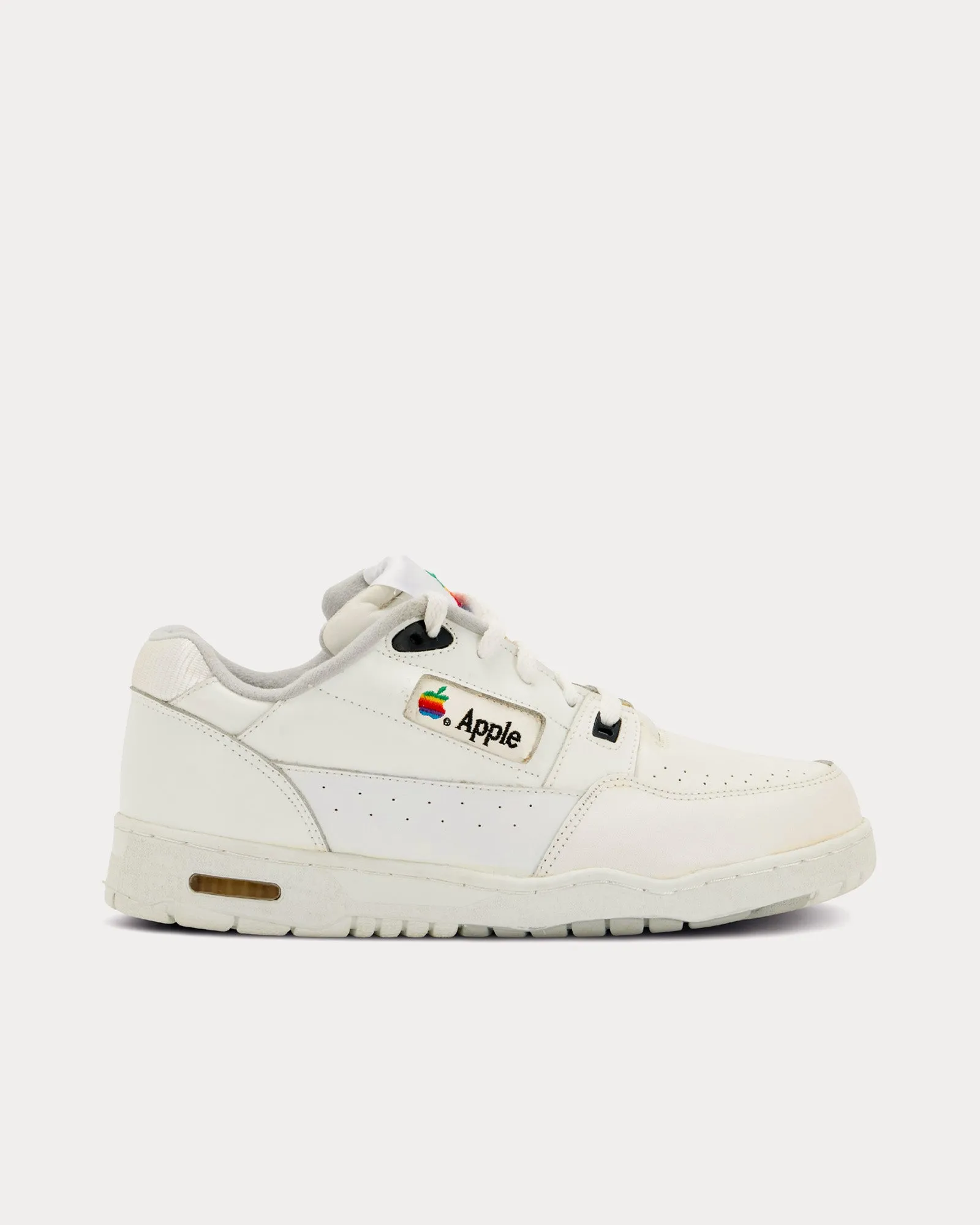 Omega Sports Apple Computer White Low Top Sneakers