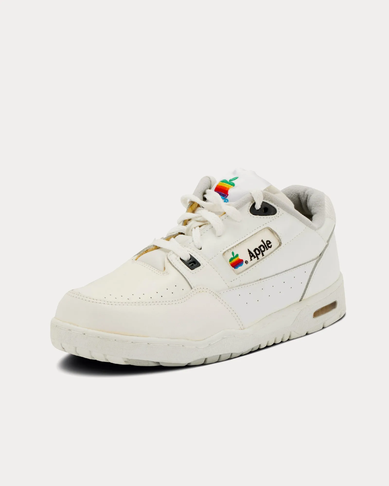 Omega Sports Apple Computer White Low Top Sneakers