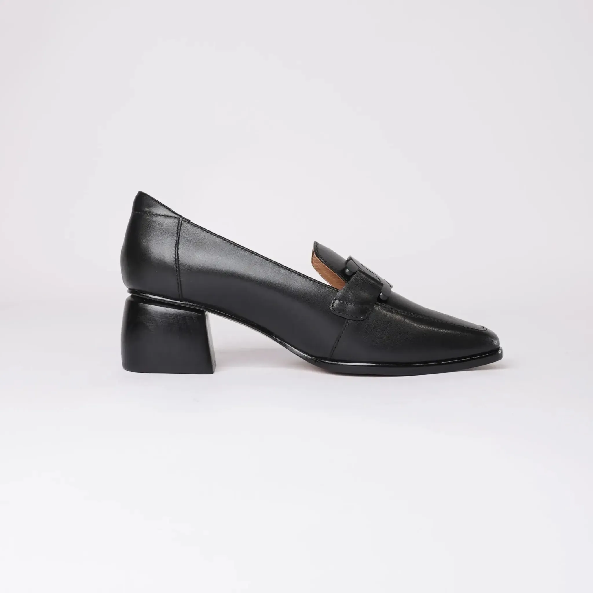 Paddle Black/Black Leather Loafers