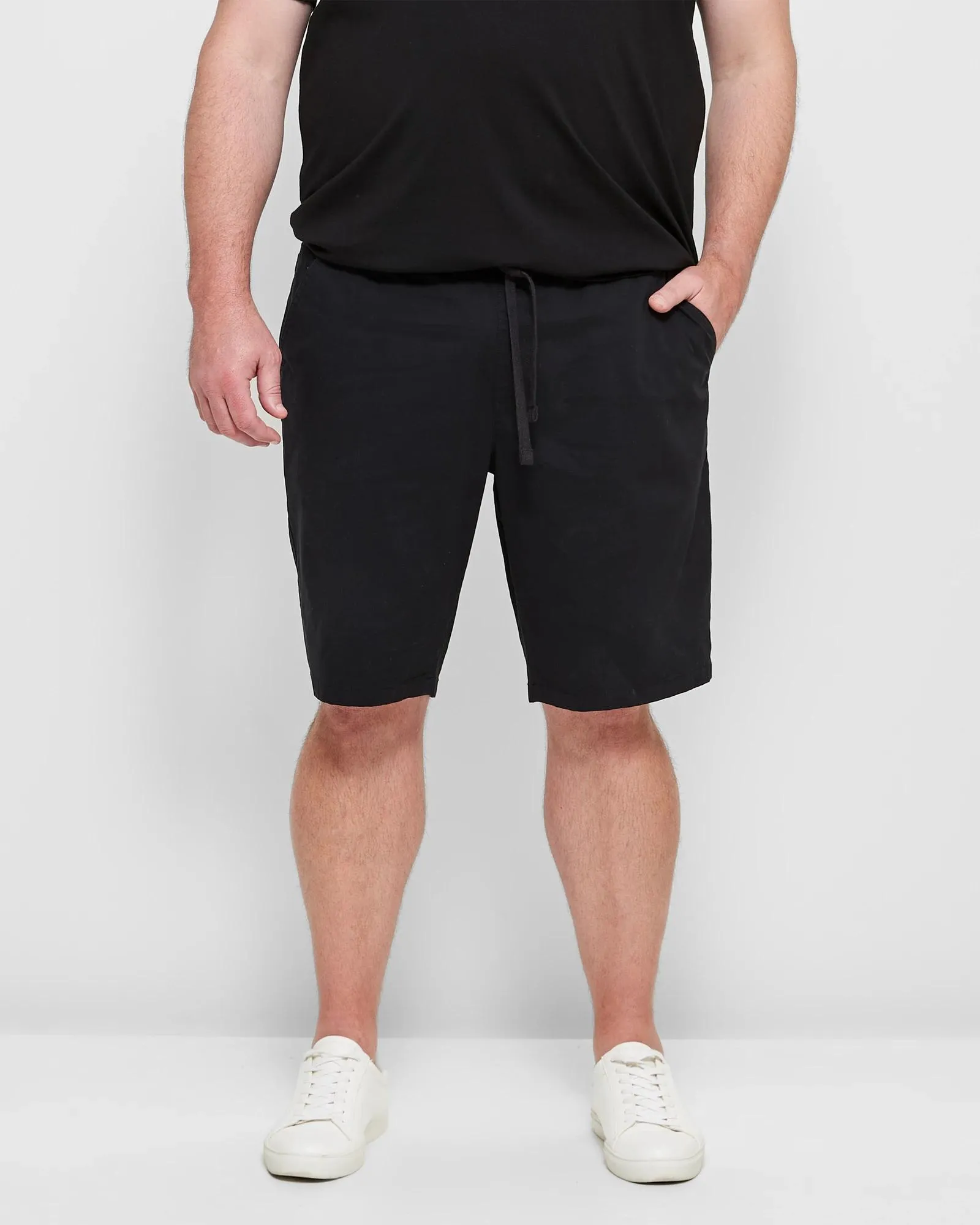 popular  Plus Byron Shorts - Black