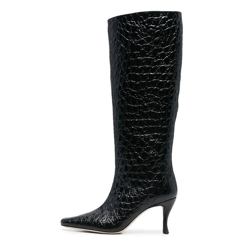 Pre Order:  Knee-High Platform Riding Boots