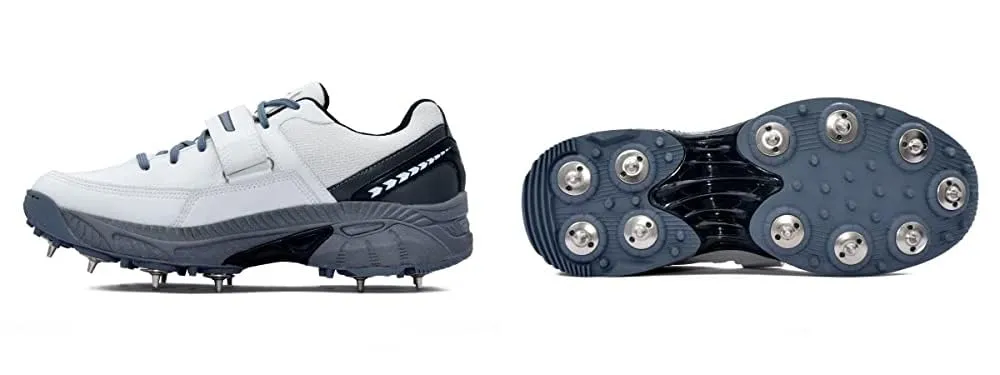 QUIVE SEGA REACH Performance Cricket Shoes Metal Spikes