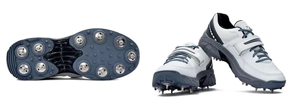 QUIVE SEGA REACH Performance Cricket Shoes Metal Spikes