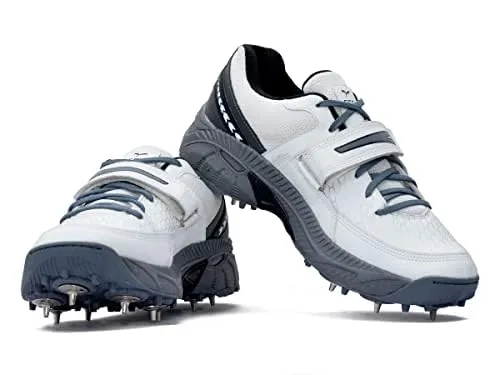 QUIVE SEGA REACH Performance Cricket Shoes Metal Spikes