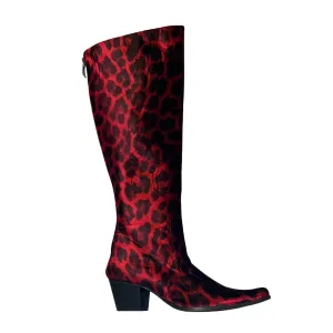 Red Jaguar Knee High