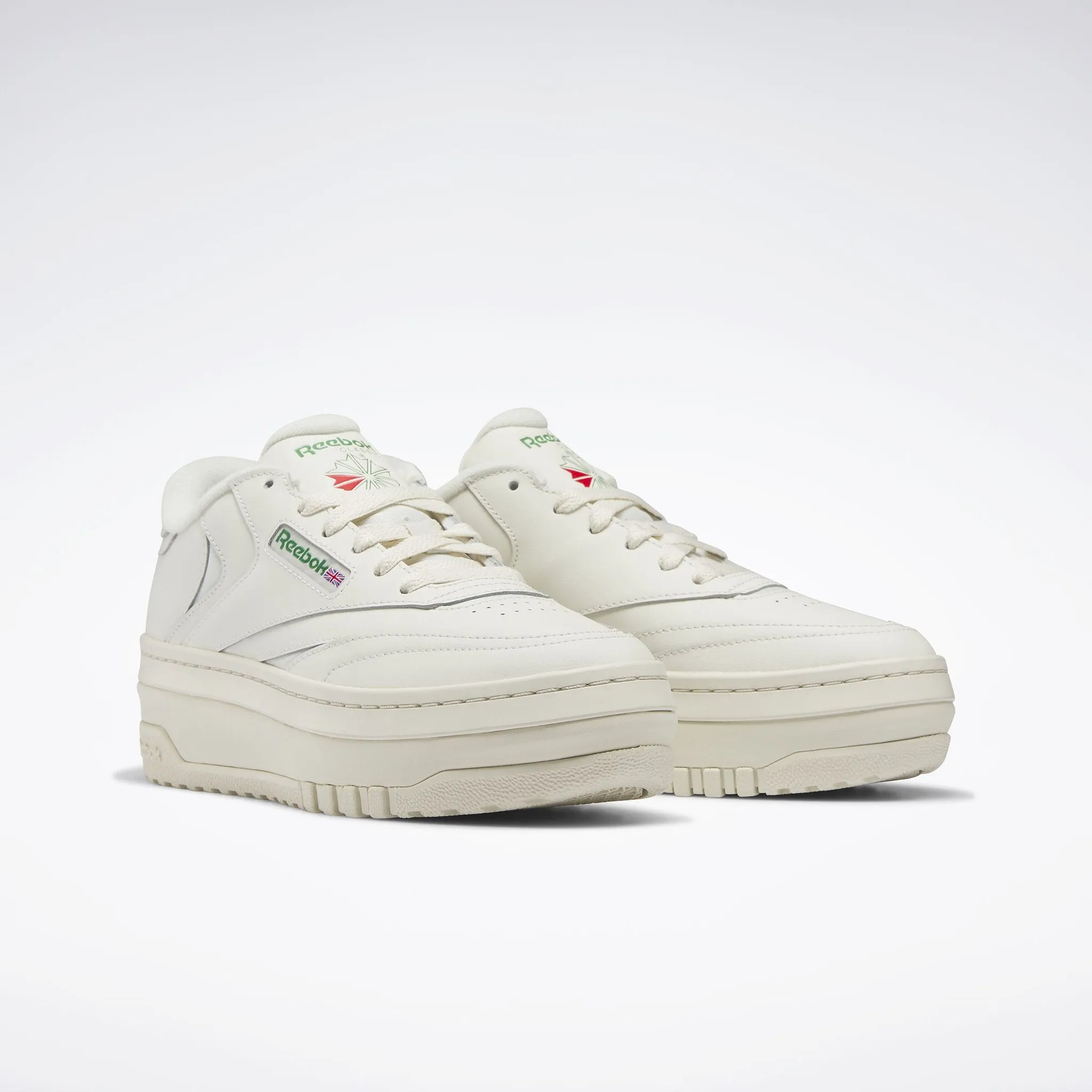 REEBOK CLUB C EXTRA LEATHER CHALK PLATFORM NAHKATENNARIT
