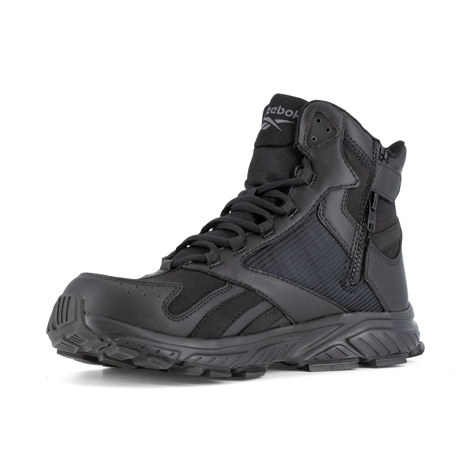 Reebok Mens Hyperium Tactical Black Mesh 6in Trail Running Work Boots