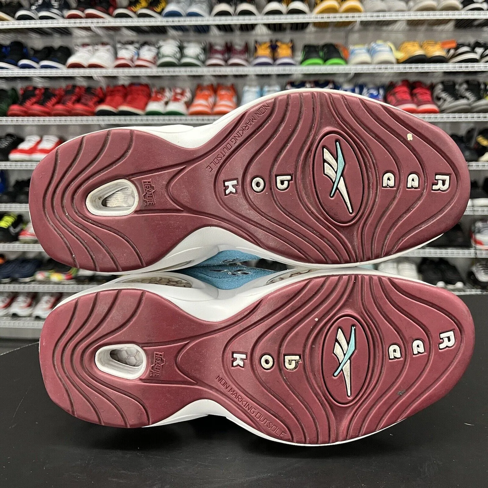 Reebok Question Low Phillies Blue Maroon GZ0990 Men's Size 8