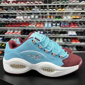 Reebok Question Low Phillies Blue Maroon GZ0990 Men's Size 8