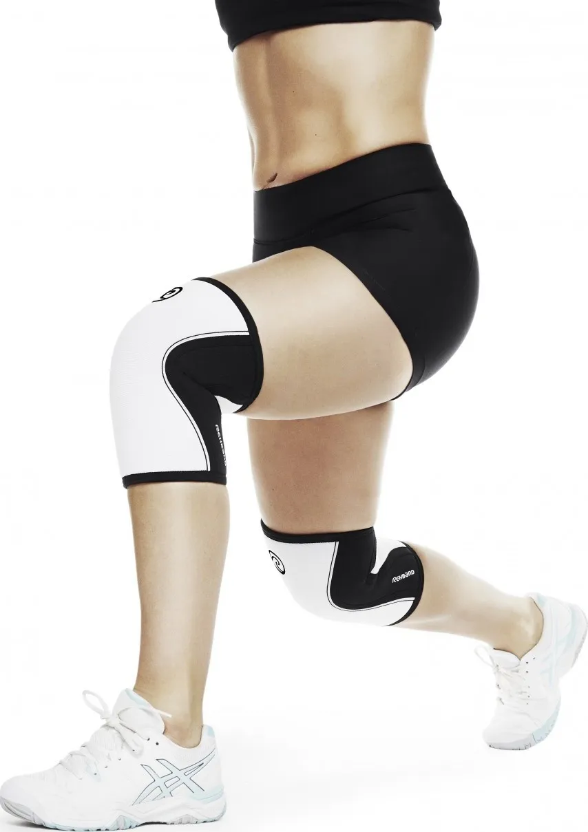 Rehband Rx Knee-Sleeve 5mm Black/White | Buy Rehband Rx Knee-Sleeve 5mm Black/White here | Outnorth