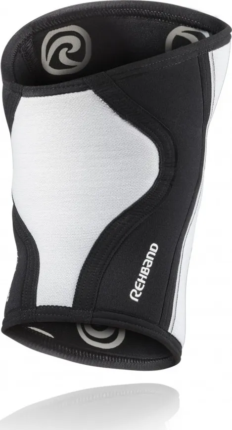 Rehband Rx Knee-Sleeve 5mm Black/White | Buy Rehband Rx Knee-Sleeve 5mm Black/White here | Outnorth