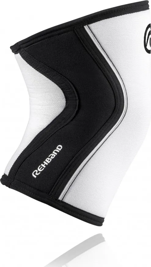 Rehband Rx Knee-Sleeve 5mm Black/White | Buy Rehband Rx Knee-Sleeve 5mm Black/White here | Outnorth