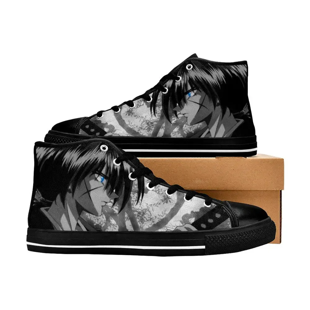 Rurouni Kenshin Samurai X Shoes High Top Sneakers for Kids and Adults