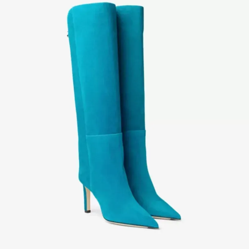 SADIE | Eco-Suede Knee-High Boots