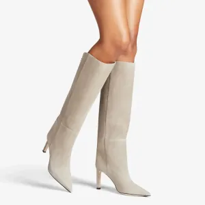 SADIE | Eco-Suede Knee-High Boots
