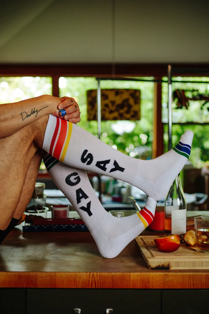 SAY GAY Athletic Knee Sock