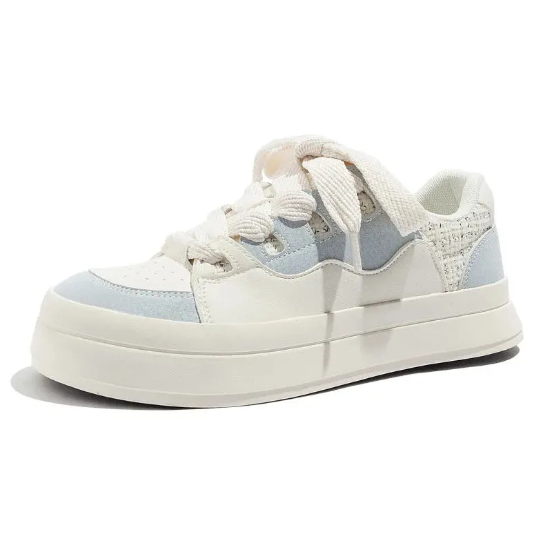 Sohiwoo Kawaii Women Vulcanize Shoes Spring Summer 2024 Platform Sneakers Tennis Female Flats Casual Cute Skateboard Footwear