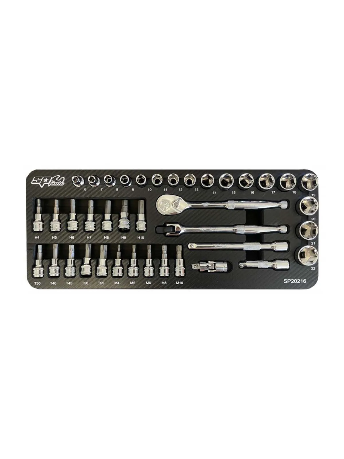 SP20216&#x20;3&#x2F;8&quot;&#x20;Socket&#x20;Set&#x20;Metric&#x20;39PC&#x20;-&#x20;SP&#x20;Tools