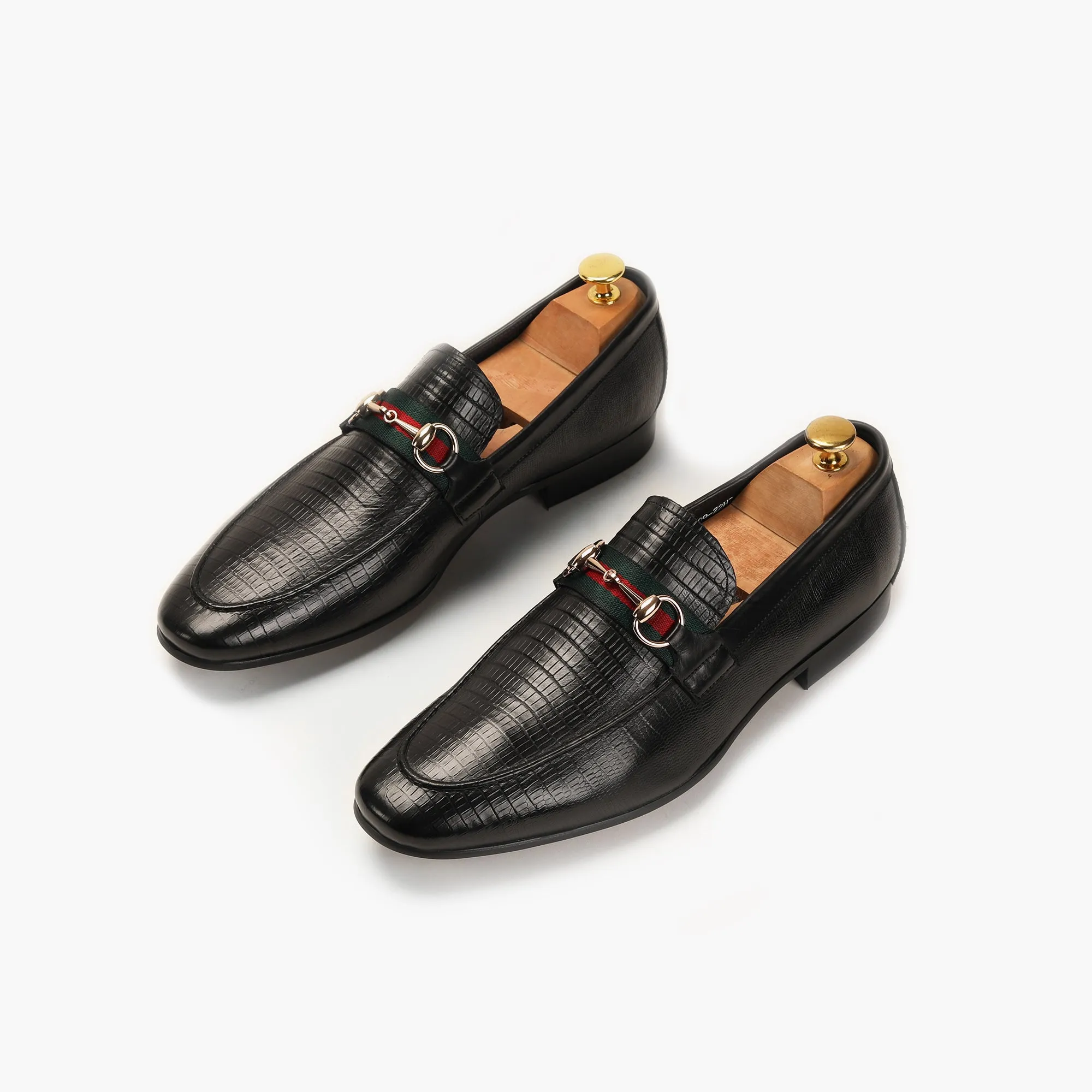 Strap Detail Horsebit Moccasins