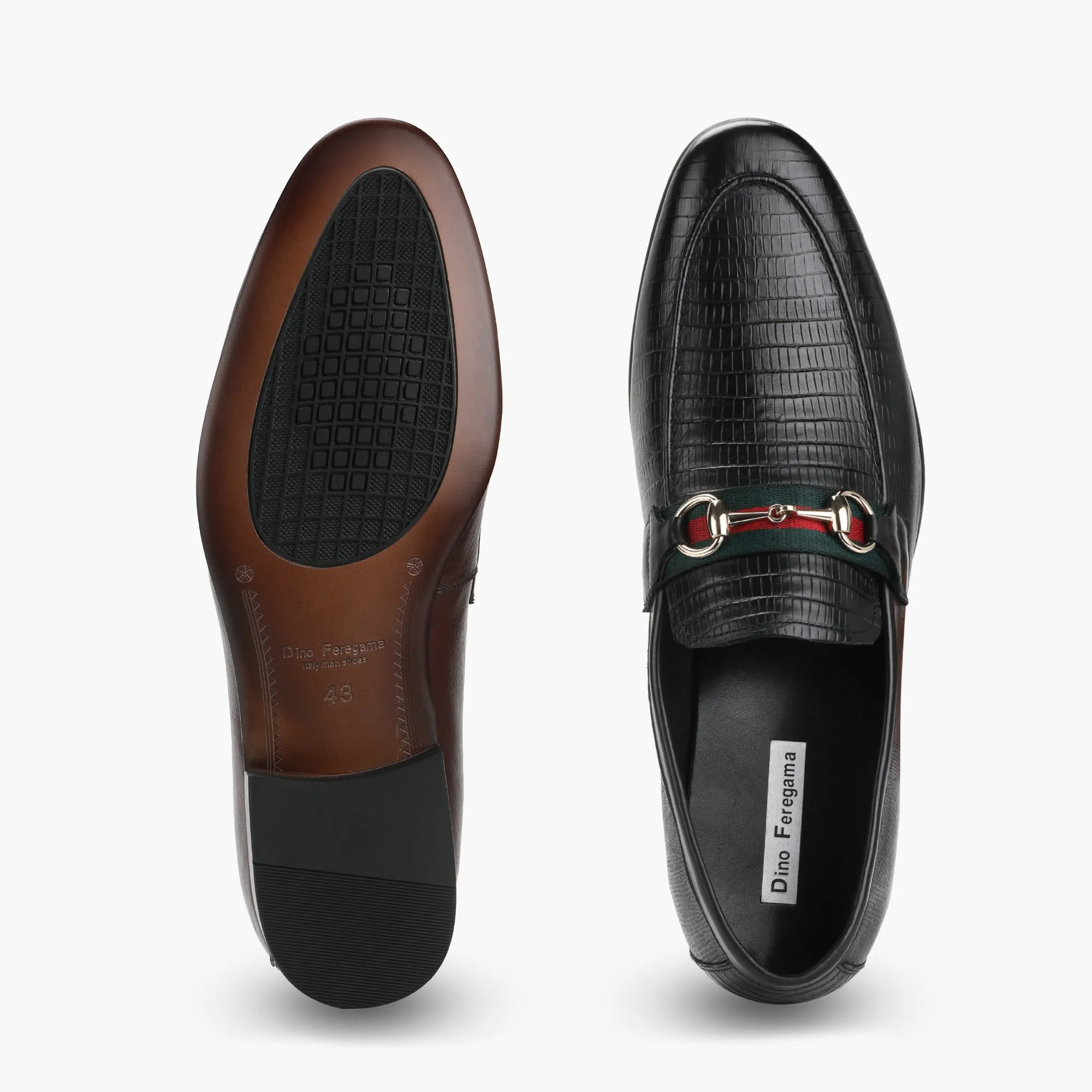 Strap Detail Horsebit Moccasins
