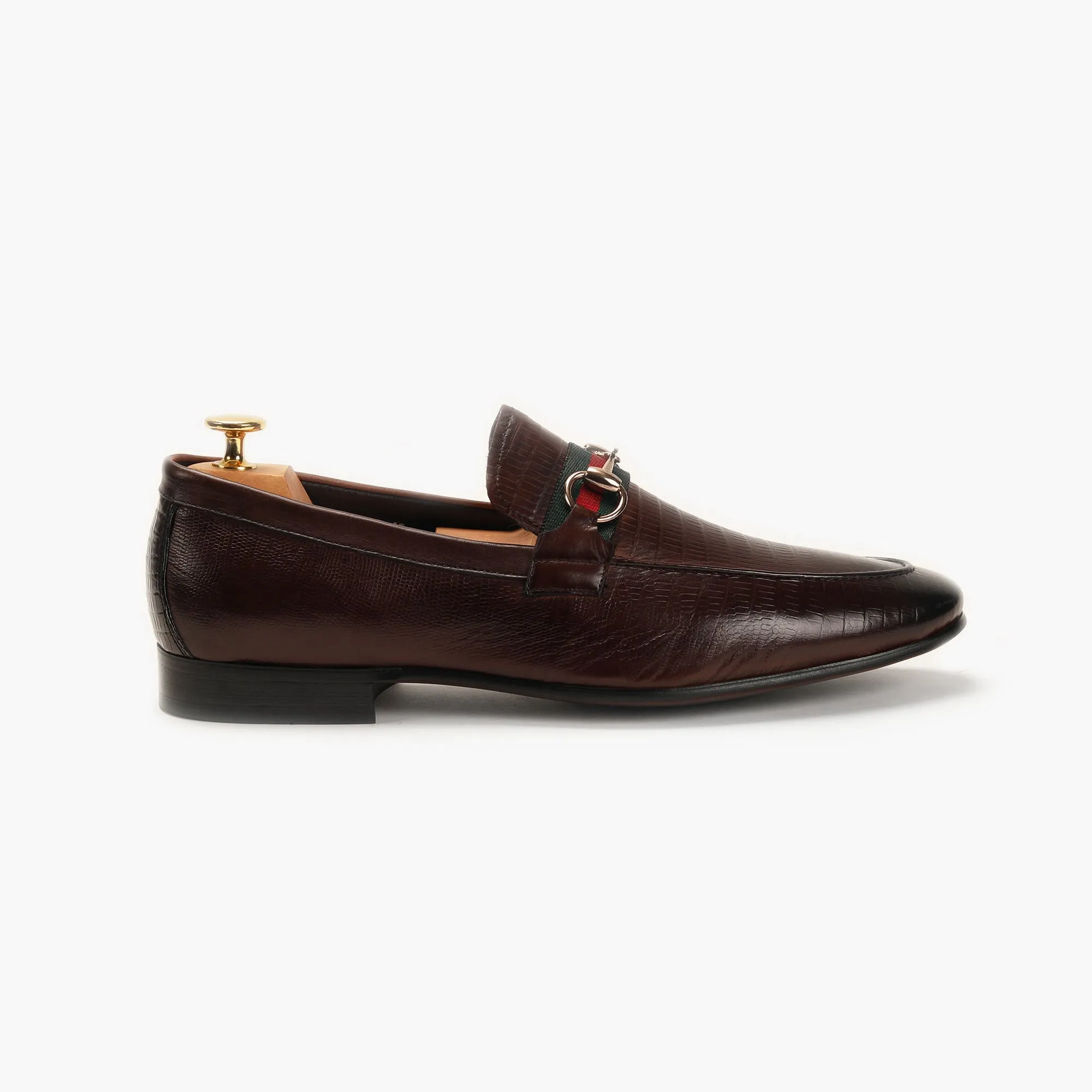 Strap Detail Horsebit Moccasins