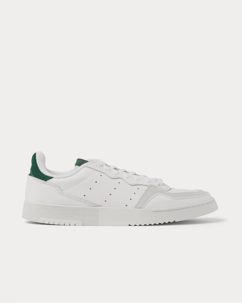 Supercourt Suede-Trimmed Leather  White low top sneakers