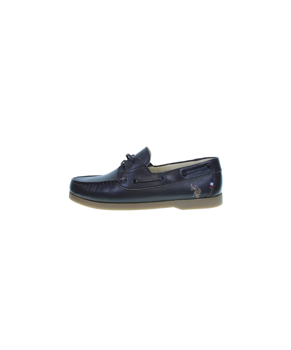 US POLO MENS LEATHER LOAFER