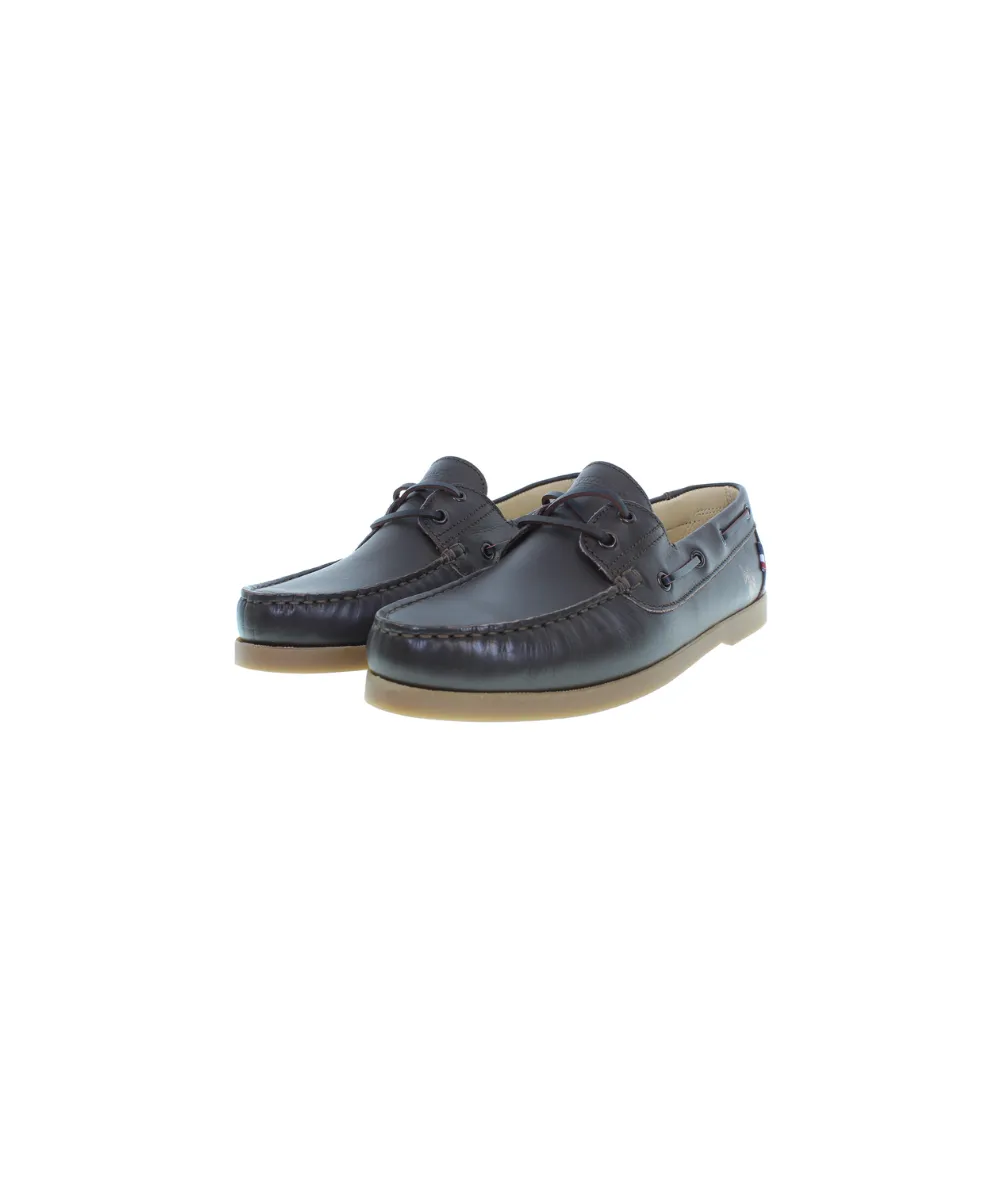 US POLO MENS LEATHER LOAFER