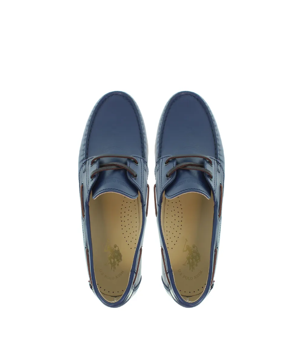 US POLO MENS LEATHER LOAFER